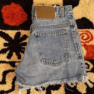 Vintage denim jean shorts
